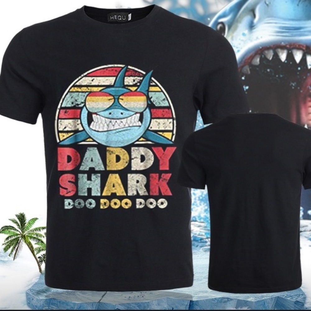 Daddy shark shirt